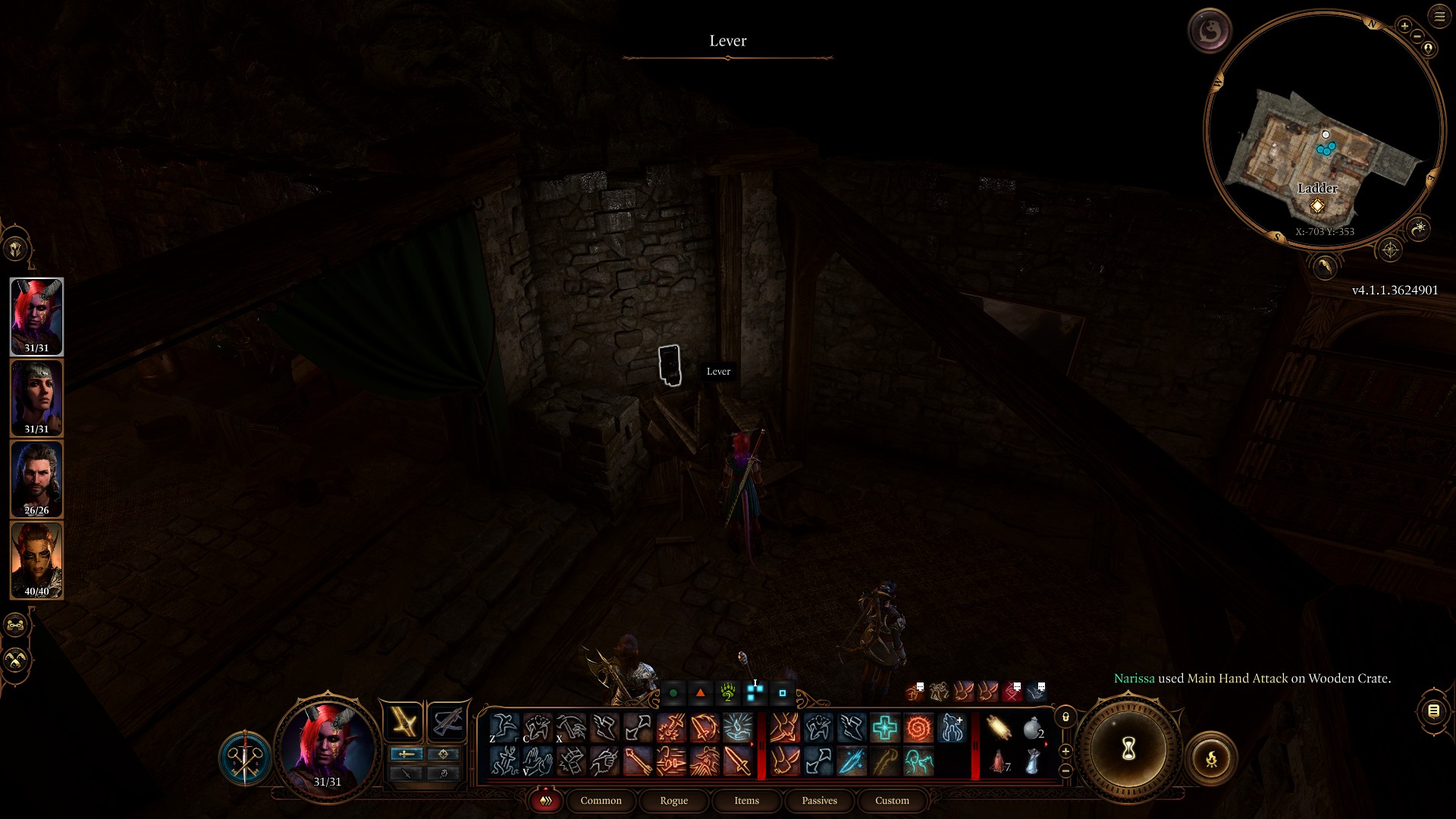 BG3 Alchemist lab hidden lever